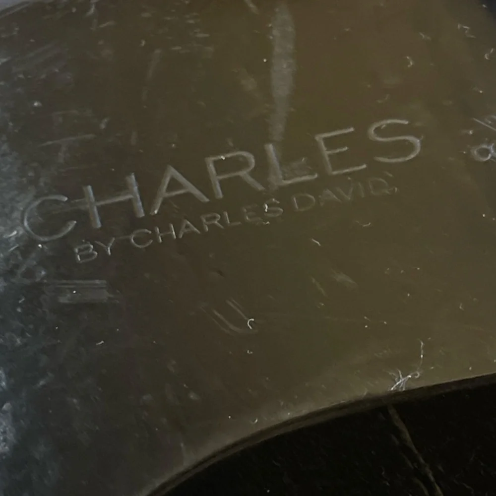 Charles‎ by Charles David Black Suede Knee High Boots Size 8.5